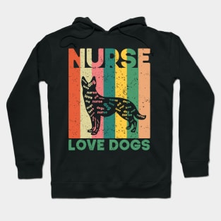 Nurse Who Loves Dogs Hoodie